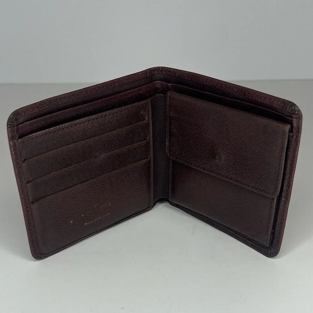 🤎Louis‎ Vuitton Brown Taiga Leather Bifold Wallet | PRELOVED!!🤎